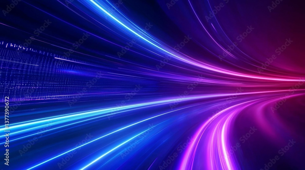 Futuristic Speed Motion Abstract with Dynamic Light Streaks and Color Gradient in Cool Blues and Vibrant Pinks Technological Digital Futurism Concept Futuristic Speed Motion Abstract with Dynamic Light Streaks and Color Gradient in Cool Blues and Vibrant Pinks Technological Digital Futurism Concept