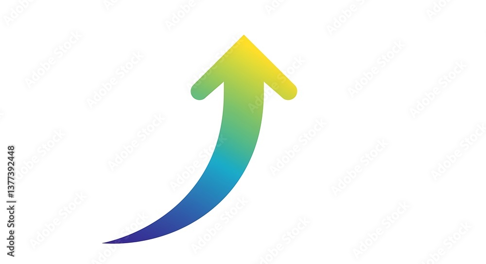 Ascending Gradient Arrow Ascending Gradient Arrow