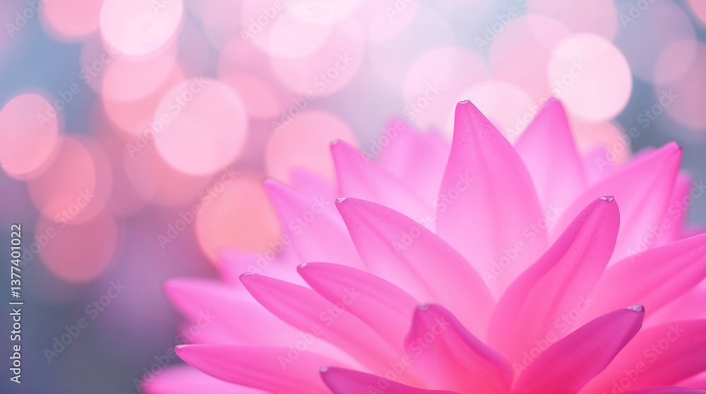 Obraz premium pink lotus flower