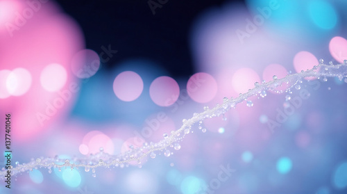 abstract background with bokeh