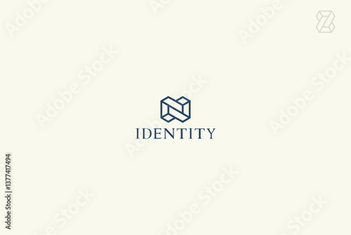 Letter N or Z Logo in 3D Cube Style, useful for any type of brand. 