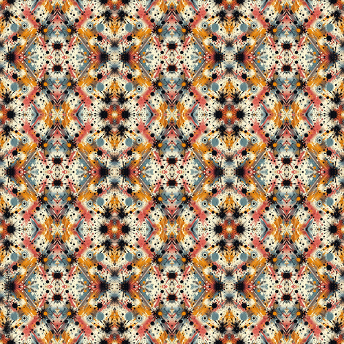 Splatter Pattern for Textile Design