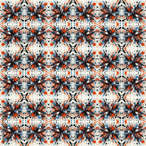 Splatter Pattern for Textile Design