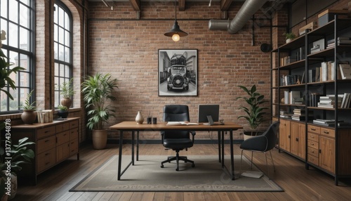 Wallpaper Mural Modern Industrial Loft Office Space Torontodigital.ca