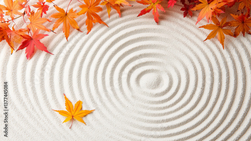 Zen Garden Autumn Serenity:...