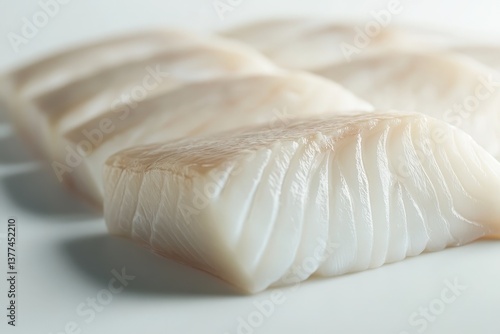 Wallpaper Mural Close up view shows multiple pieces of raw fish Torontodigital.ca