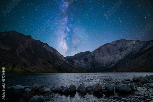 Convict Lake Milkyway, Mammoth Lakes photo