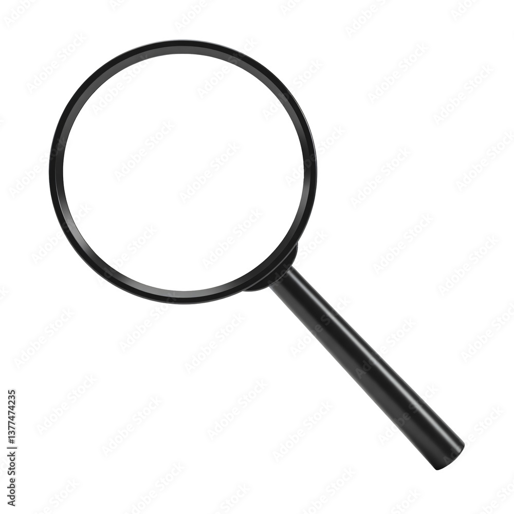 magnifying glass isolated on transparent background magnifying glass isolated on transparent background