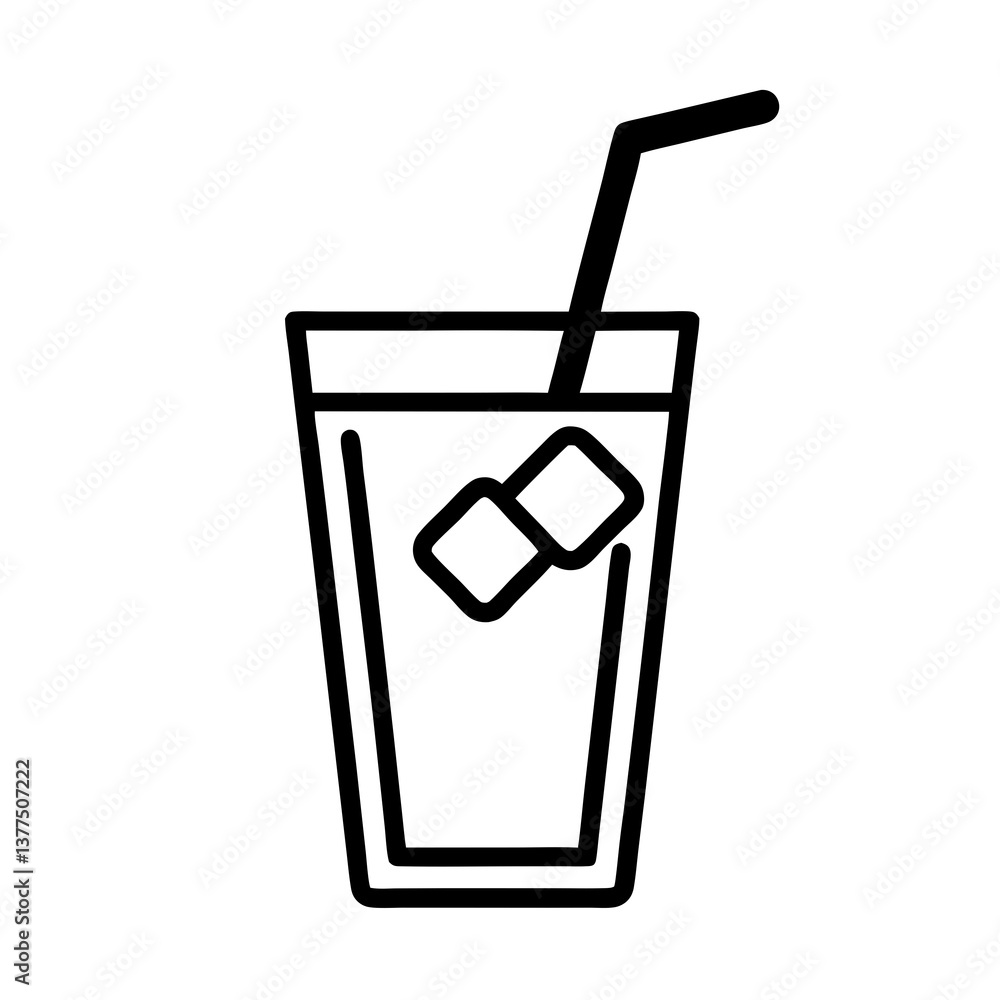 Colorful plastic cups and box recycling icon Colorful plastic cups and box recycling icon