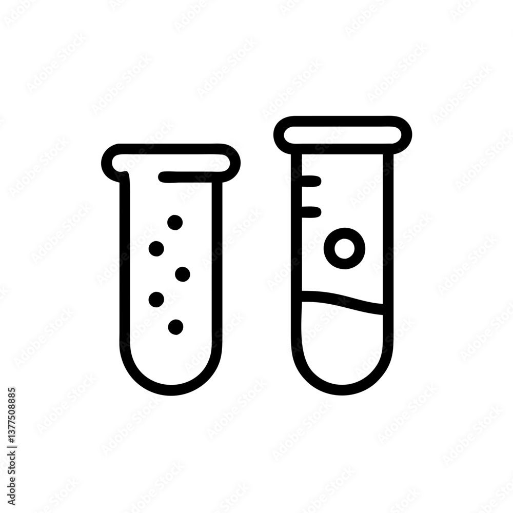 Chemistry Lab Equipment Vector Icons for Scientific Research Use. chemistry icon set, set of laboratory equipment, vector, vectoral drawing. Set of Chemical test tube. Glass tube. Flask template. Chemistry Lab Equipment Vector Icons for Scientific Research Use. chemistry icon set, set of laboratory equipment, vector, vectoral drawing. Set of Chemical test tube. Glass tube. Flask template.