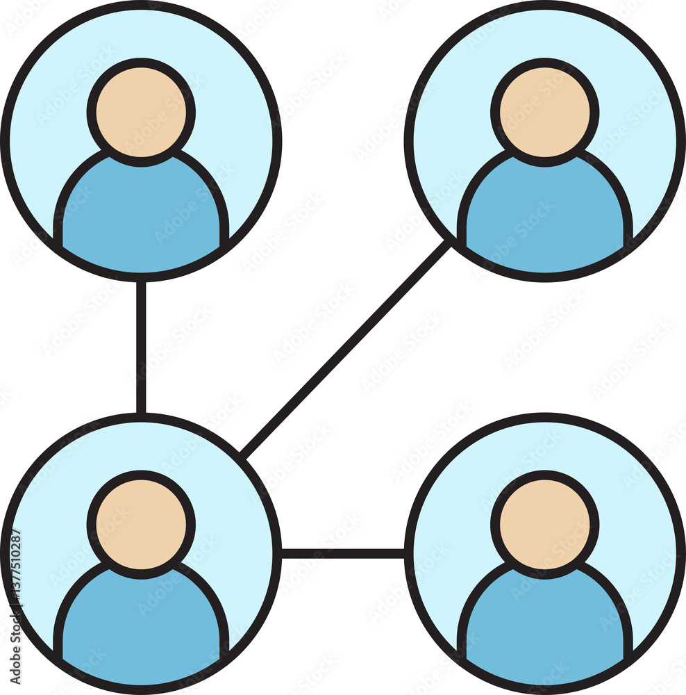 Connecting People Diagram Icon
Connecting People Diagram Icon