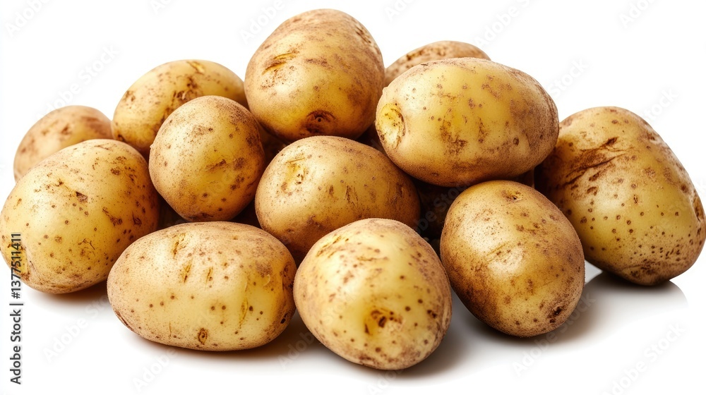 Potatoes for bake isolated on transparent background Potatoes for bake isolated on transparent background