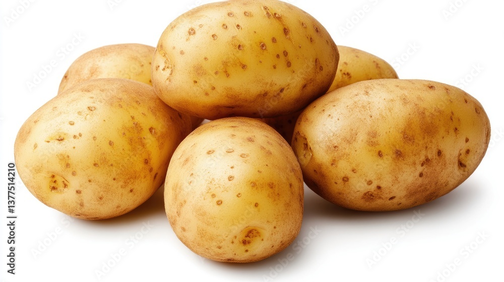 Potatoes for bake isolated on transparent background Potatoes for bake isolated on transparent background