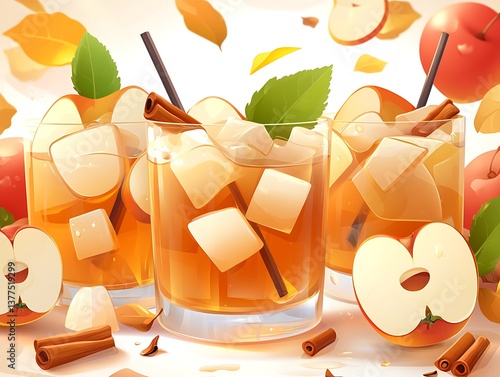Autumn Apple Cocktails