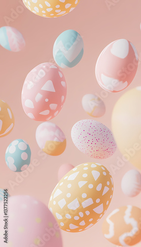 easter eggs background