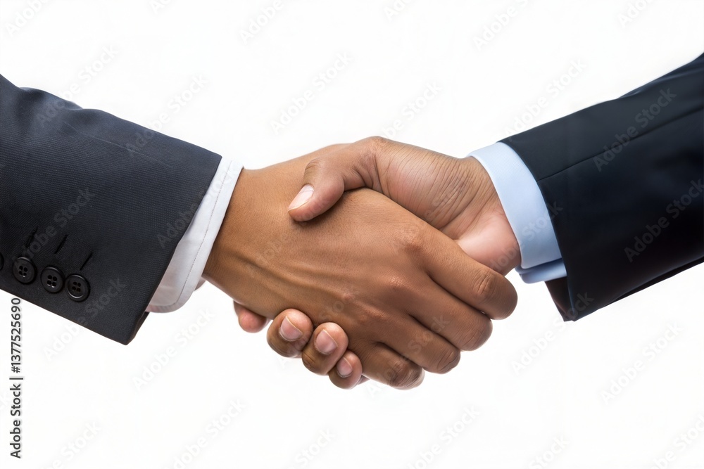 Close-up of two businesspeople shaking hands in formal suits, symbolizing agreement, partnership, cooperation, and professional success – ideal for corporate themes and business visuals Close-up of two businesspeople shaking hands in formal suits, symbolizing agreement, partnership, cooperation, and professional success – ideal for corporate themes and business visuals