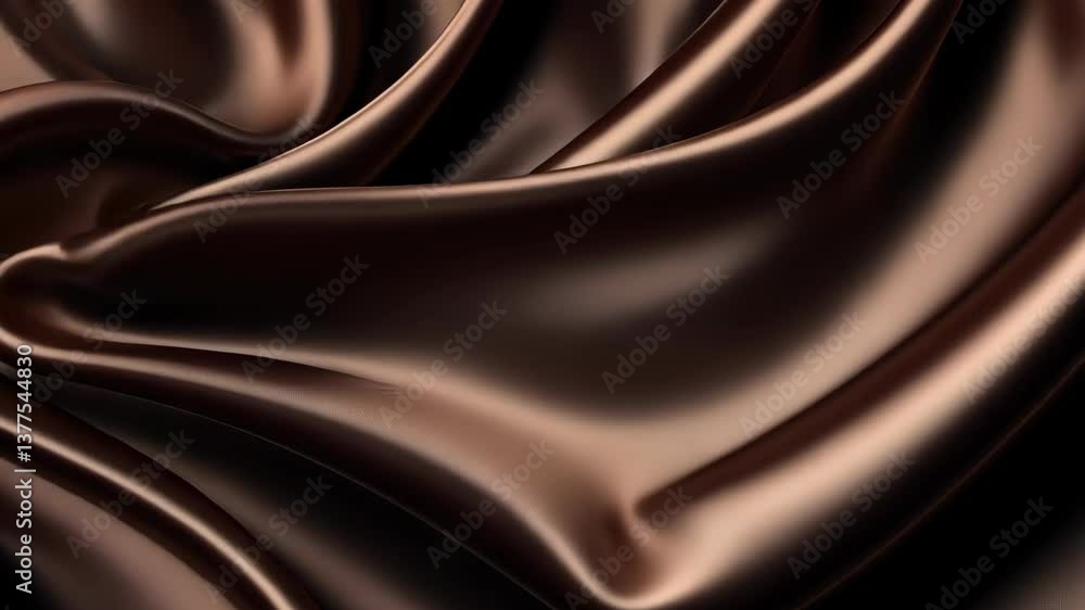 Elegant folds of dark silk fabric create a luxurious texture in a soft light setting perfect for fashion and design Elegant folds of dark silk fabric create a luxurious texture in a soft light setting perfect for fashion and design
