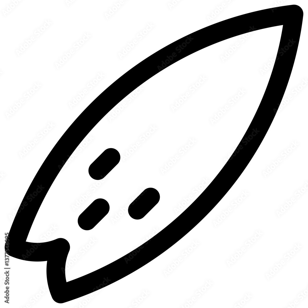 Surfing. Editable stroke vector icon. Surfing. Editable stroke vector icon.