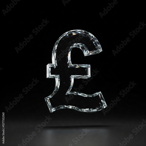 pound sign on black background