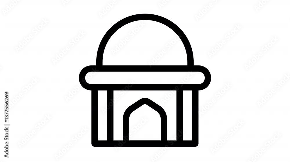 Mosque animation icons for social media, presentations, videos, websites, etc. No background, Alpha channel. Mosque animation icons for social media, presentations, videos, websites, etc. No background, Alpha channel.