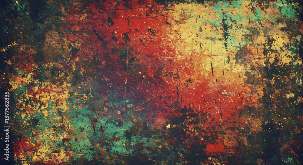 Abstract Warm Color Paint Texture Background. AI Generated Abstract Warm Color Paint Texture Background. AI Generated