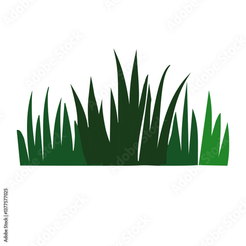 Obraz na płótnie green grass icon vector graphic design on transparent background w salonie