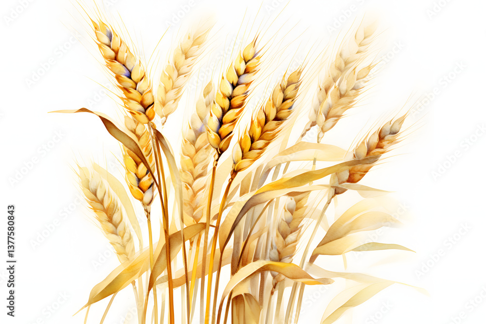 A close up shot of a bunch of wheat with individual grains and stalks visible
A close up shot of a bunch of wheat with individual grains and stalks visible