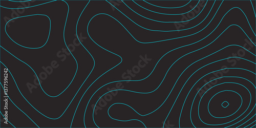 Modern Transparent PNG Topographic Map with Smooth, Gracefully Flowing Contour Lines, Perfect for Minimalist and Professional Visual Presentations

