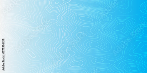 Stylized Modern Topographic Line Art with Flowing Wavy Patterns on a Transparent Background, Perfect for Designers, Architects, and Geographers
