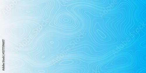Stylized Modern Topographic Line Art with Flowing Wavy Patterns on a Transparent Background, Perfect for Designers, Architects, and Geographers