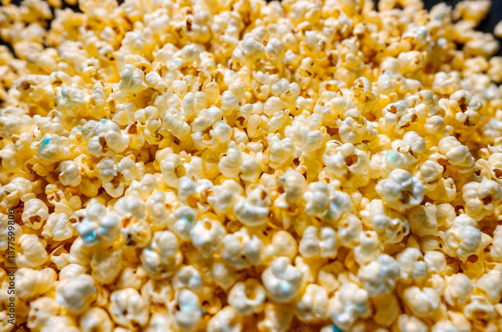 Popcorn background. Generative AI. Popcorn background. Generative AI.
