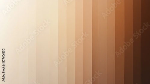 Vertical Brown and Beige Color Gradient Stripes
