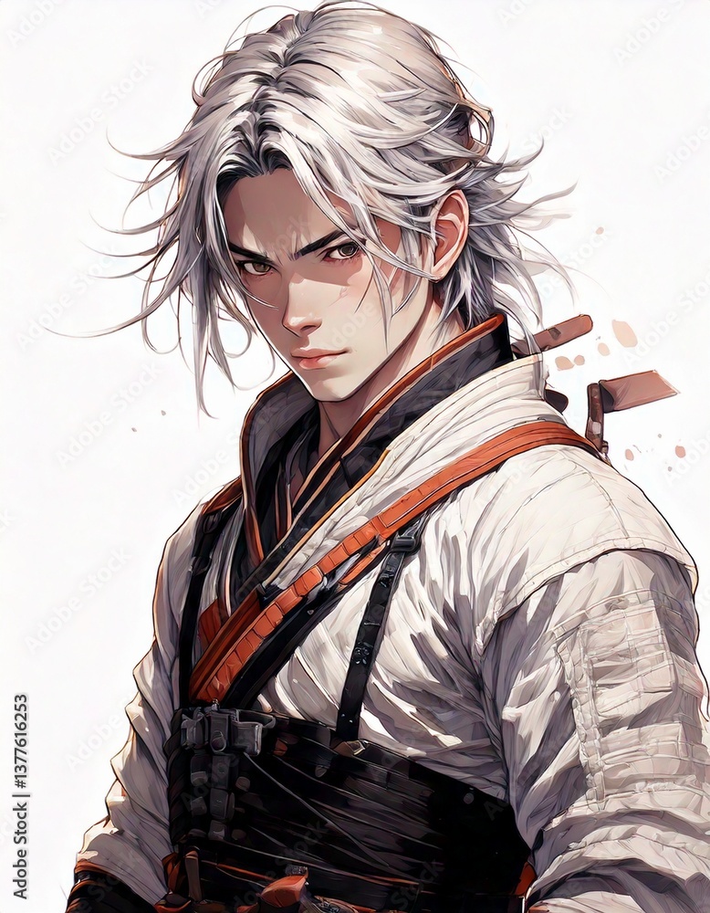 Ultimate Anime Fighter with a Striking Pose, Clean White Background
Ultimate Anime Fighter with a Striking Pose, Clean White Background