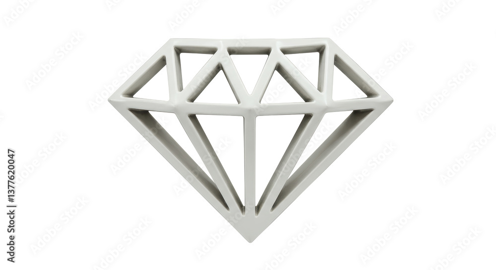 Isolated Diamond Shape Isolated Diamond Shape