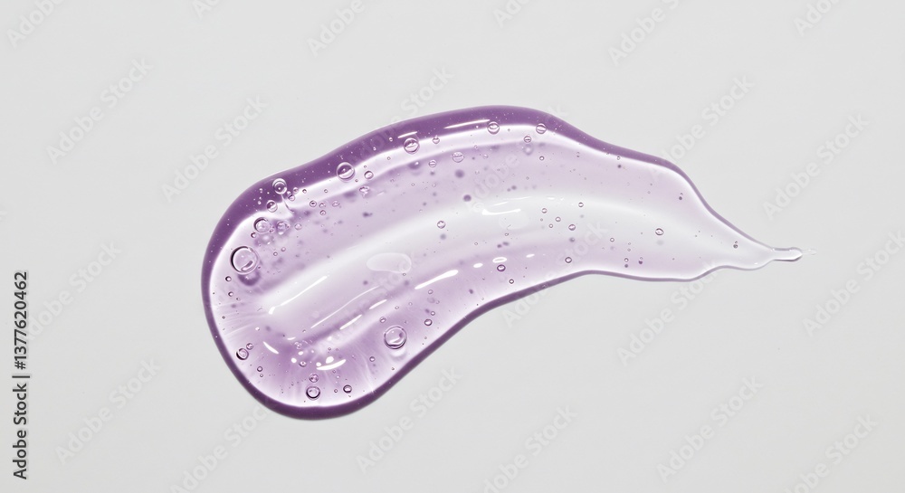 Fototapeta premium Lavender Gel Swirl Soft Light Background. AI Generated