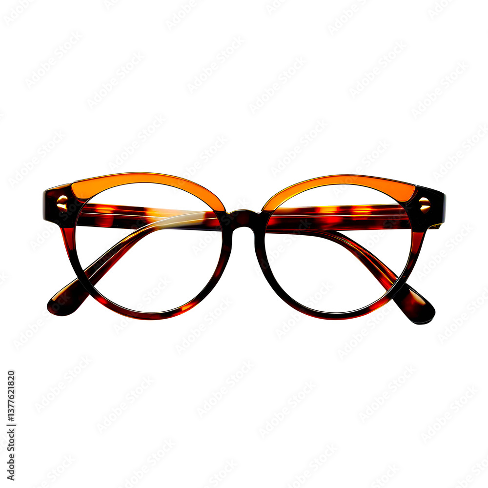glasses isolated on white PNG background