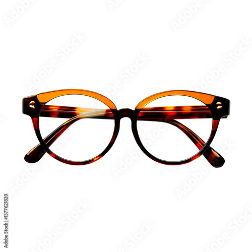 Obraz na płótnie glasses isolated on white PNG background w salonie
