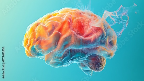 Neuron. Human Organs Anatomy - Line Icon. Vector Stock Illustration