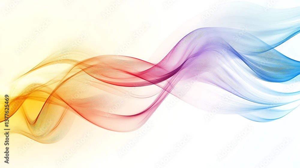 Colorful abstract wave flow design. (1) Colorful abstract wave flow design. (1)