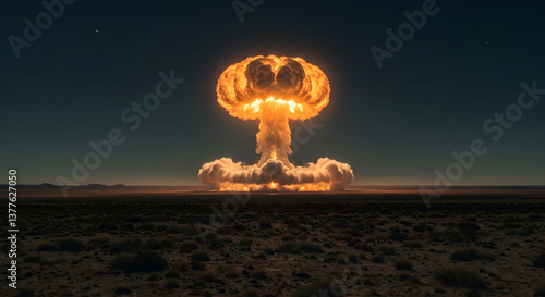 nuclear bomb explosion in the world. Atomic bomb
