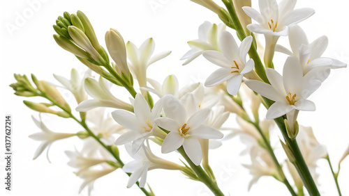 (Rajnigandha) – Tuberose isolated backgroung
