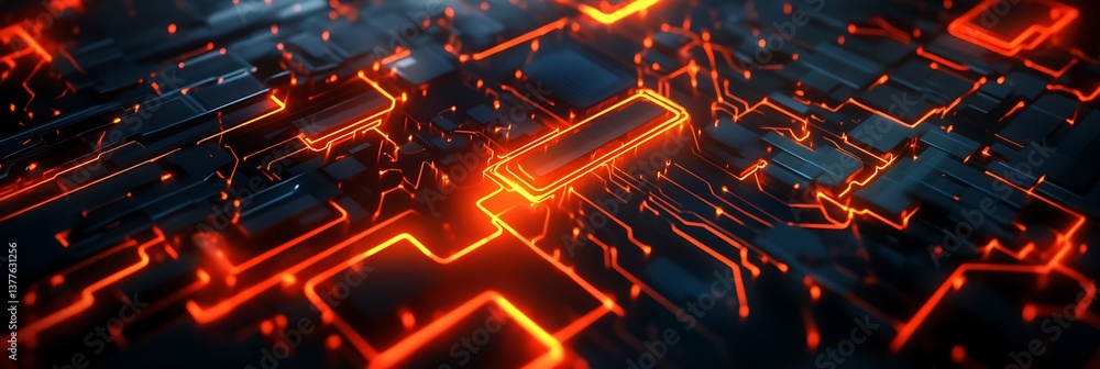 Digital Circuitry: Illustrating the complexity of digital circuitry, showcasing glowing lines and a high-tech appearance. Digital Circuitry: Illustrating the complexity of digital circuitry, showcasing glowing lines and a high-tech appearance.