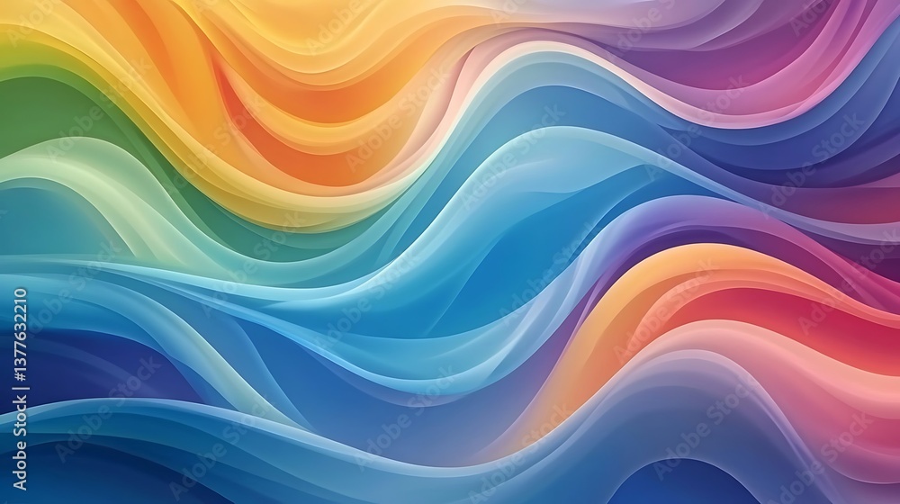 Colorful Abstract Wave Background. (25) Colorful Abstract Wave Background. (25)