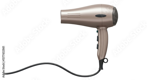 Tableau sur toile Isolated Hair Dryer