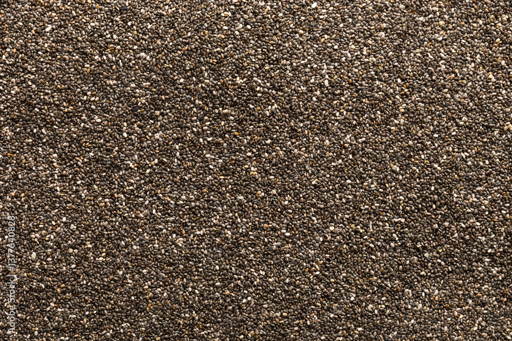 Space for text Texture of Chia seeds superfood concept. Top view Space for text Texture of Chia seeds superfood concept. Top view