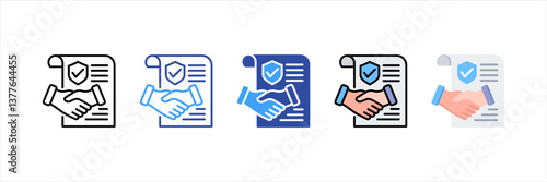 Commitment Multi Style Icon Set