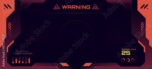 Red Code Warning Alert Background