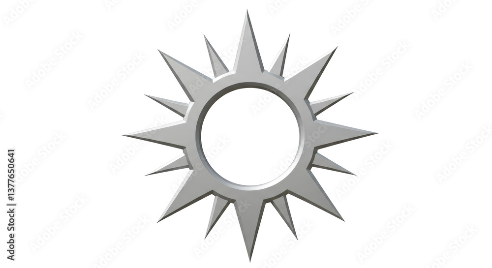 Isolated Sun Logo Isolated Sun Logo