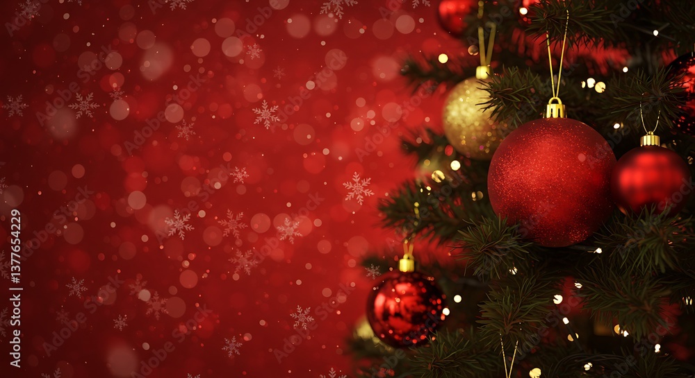 Crimson Christmas Eve AI Generated Crimson Christmas Eve AI Generated