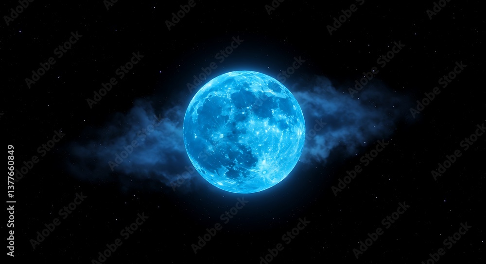 Fototapeta premium Celestial Embrace AI Generated
